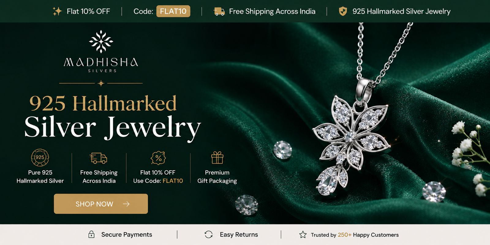 Madhisha Silvers Banner