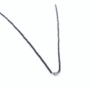 Madhisha Everyday Grace 18 925 Sterling Silver Mangalsutra Chain with Black Beads